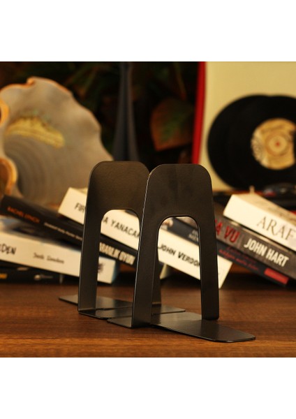 Metal Siyah 2'li Set Kitap Tutucu, Kitap Desteği fiyatları