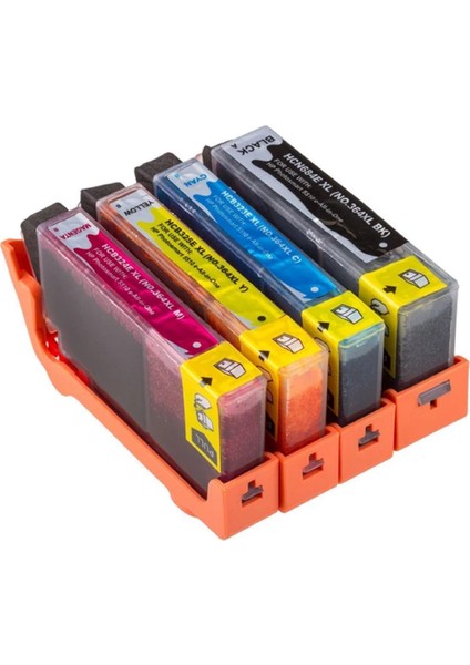 Xplushp Photosmart C6380 Kartuş Set 4 Renk Takım Muadil Yüksek Kapasite 364XL