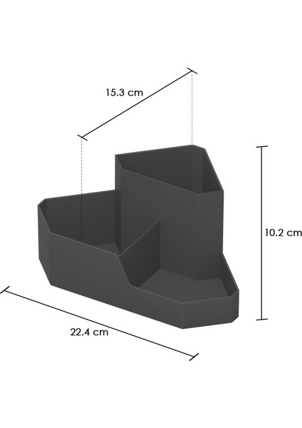 Dovi Home Makyaj Düzenleyici ve Kozmetik Saklama Kutusu Organizer 2'li Set