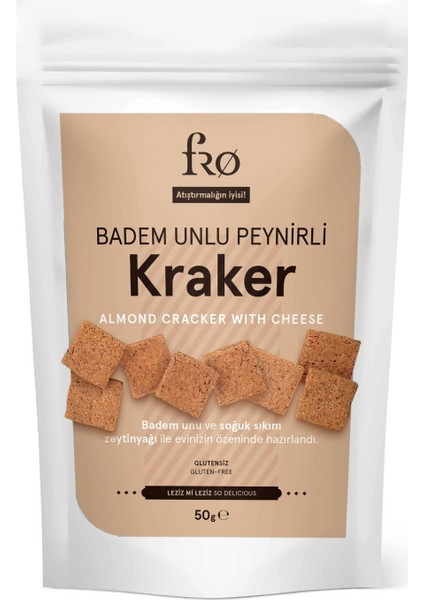 Badem Unlu Peynirli Kraker 50 gr