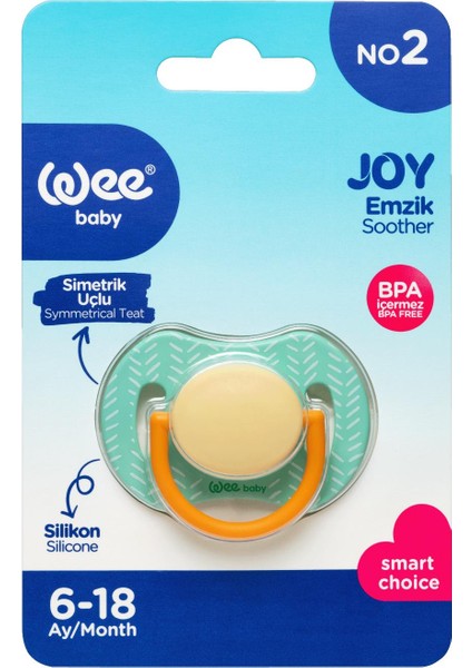 Joy Simetrik Uçlu Emzik No:2 - Yeşil modelleri