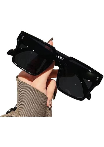 UV400 Koruyucu Kadın Güneş Gözlüğü - Siyah (Yurt Dışından)