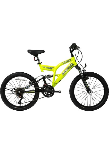 Jumper Erkek Çocuk Bisikleti 36CM V 20 Jant 18 Vites Sarı Siyah Beyaz