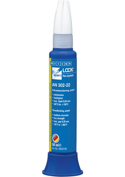 Weıconlock® An 302-22 Sızdırmazlık Malzemesi 50 Ml, Mor
