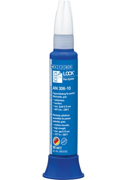 Weıconlock® An 306-10 Sızdırmazlık Malzemesi 50 Ml, Yeşil