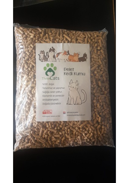 Çam Peleti Kedi Kumu 3 kg