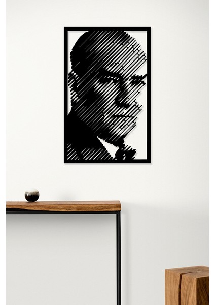 Atatürk Portre Metal Duvar Tablosu