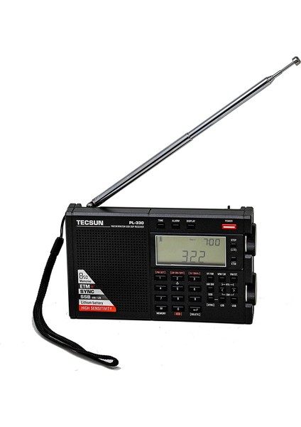 Digital PL330 Am/fm/lw/sw Tek Taraflı Bant Alıcılı Worldband Radyo