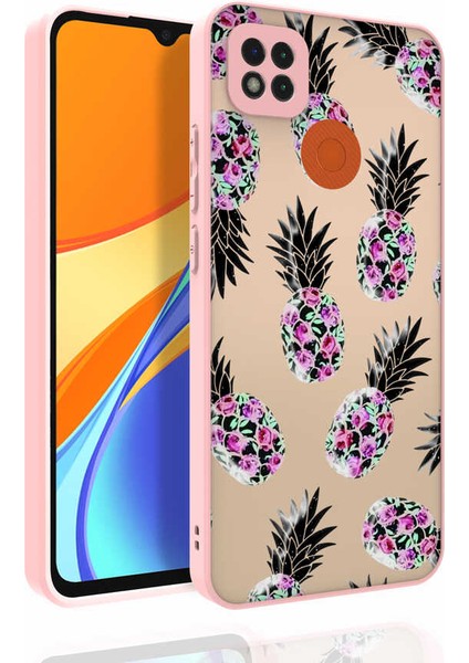Xiaomi Redmi 9C Kılıf Desenli Kamera Korumalı Parlak Nora Kapak NO1 Renkli