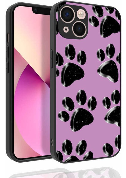 Apple iPhone 13 Kılıf Desenli Kamera Korumalı Parlak Nora Kapak NO3 Renkli