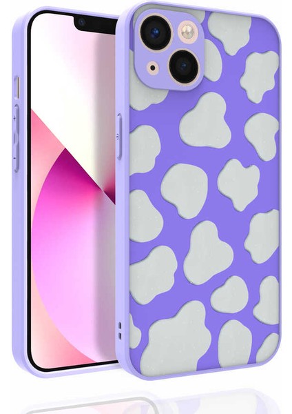 Apple iPhone 13 Kılıf Desenli Kamera Korumalı Parlak Nora Kapak NO6 Renkli