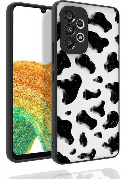 Samsung Galaxy A53 5g Uyumlu Kılıf Desenli Kamera Korumalı Parlak Nora Kapak NO2 Renkli