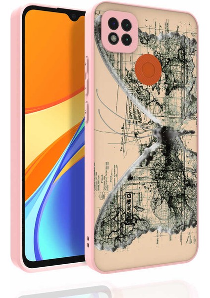 Xiaomi Redmi 9C Kılıf Desenli Kamera Korumalı Parlak Nora Kapak NO4 Renkli