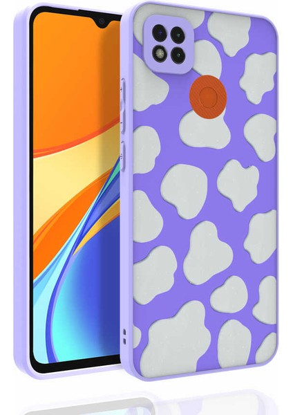 Xiaomi Redmi 9C Kılıf Desenli Kamera Korumalı Parlak Nora Kapak NO6 Renkli