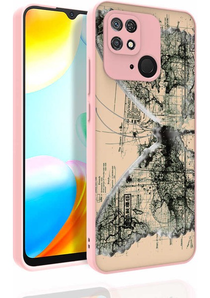 Xiaomi Redmi 10c Kılıf Desenli Kamera Korumalı Parlak Nora Kapak NO4 Renkli