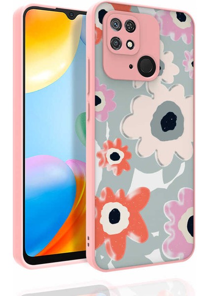 Xiaomi Redmi 10c Kılıf Desenli Kamera Korumalı Parlak Nora Kapak NO5 Renkli