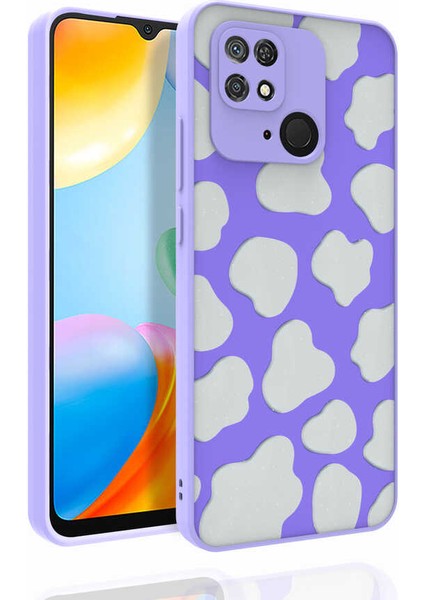 Xiaomi Redmi 10c Kılıf Desenli Kamera Korumalı Parlak Nora Kapak NO6 Renkli