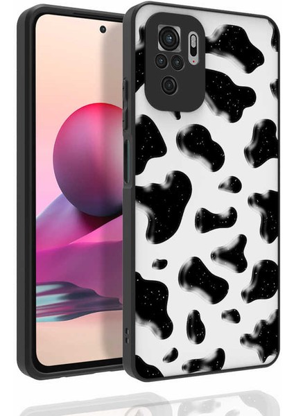 Xiaomi Redmi Note 10s Kılıf Desenli Kamera Korumalı Parlak Nora Kapak NO2 Renkli