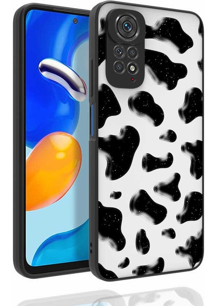 Xiaomi Redmi Note 11 Kılıf Desenli Kamera Korumalı Parlak Nora Kapak NO2 Renkli