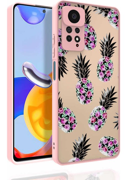 Xiaomi Redmi Note 11 Pro 5g Kılıf Desenli Kamera Korumalı Parlak Nora Kapak NO1 Renkli