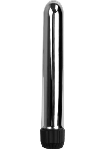 17 cm Güçlü Titreşimli Metal Vibratör Anal Plug Dildo Tıkaç