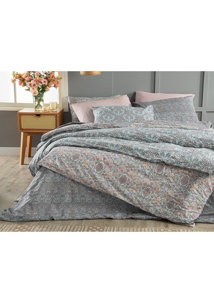 Honeysuckle Kolay Ütülenir Tek Kişilik Nevresim Seti 160 x 220 cm Mavi fırsatları