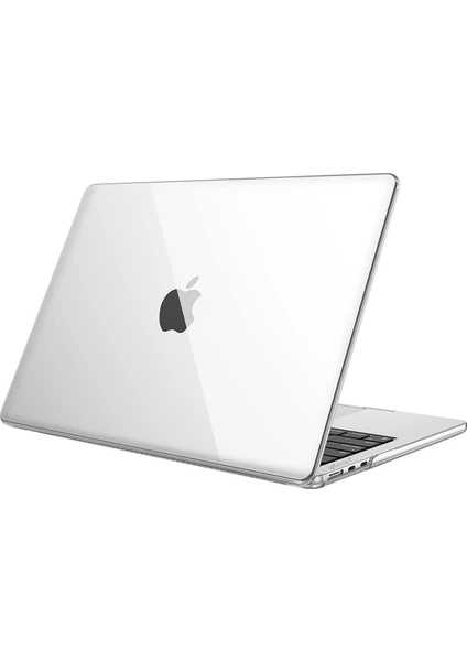 Nezih Case Apple Macbook Air 13.6 Inç 2022 M2 Çip A2681 Uyumlu Crystal Clear Full Protective Cover