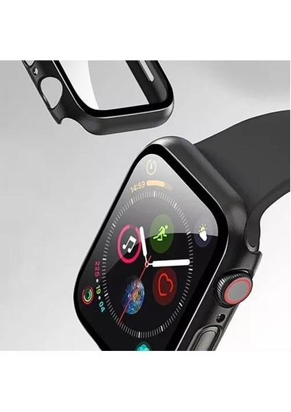 Apple Watch 44MM Sense Kasa ve Ekran Koruyucu Açık Mavi modelleri