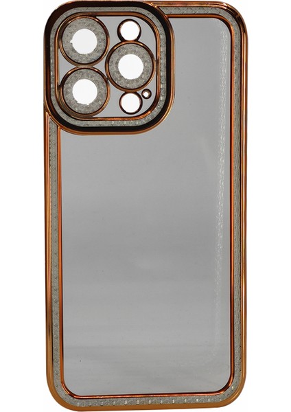 Apple iphone 13 Pro Uyumlu Lüx Kristal Seri Arka Koruma
