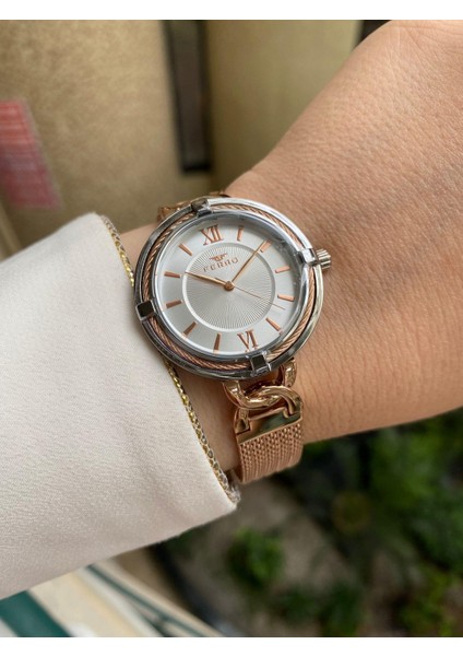 Rose Hasır Kordon Kadın Kol Saati F21092C-E F21092C-E