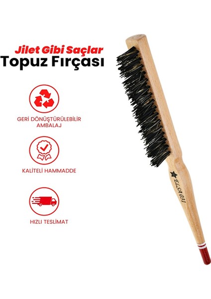 Profesyonel Topuz Fırçası