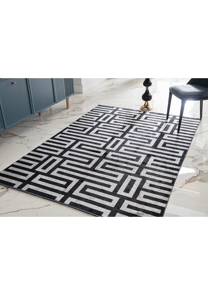 Deco Milano Ç.t. Bamboo Kilim 012256 Siyah