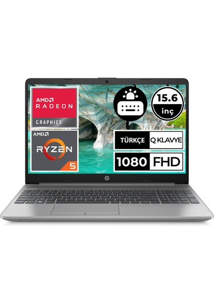 Hp 255 G9 6Q8N1ES AMD Ryzen 5-5625U 8 GB 256GB SSD 15.6 Freedos Taşınabilir Bilgisayar