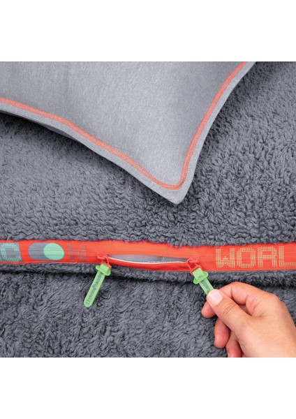 Coverme Music Çift Kişilik Battaniye Nevresim Takımı - Indigo modelleri