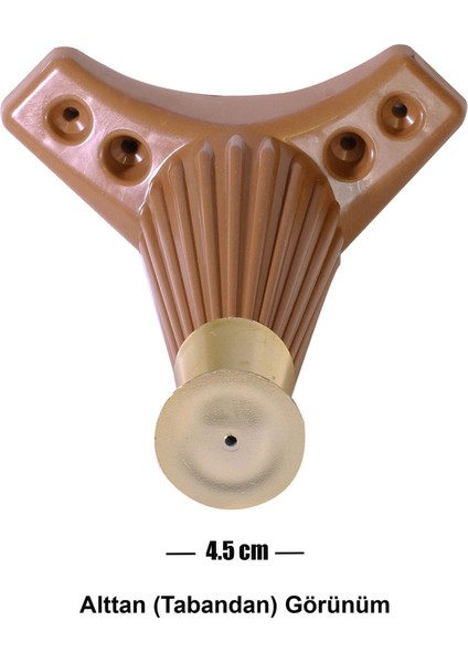 Mobilya Kanepe Sehpa Ayağı Baza Ayak Kahverengi 12 cm (4 Adet) indirimleri