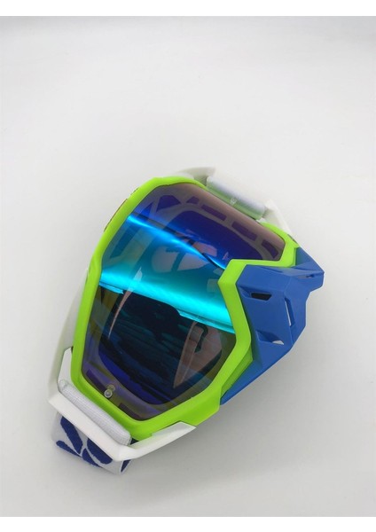 Racecraft Replika Yeşil Beyaz Goggle
