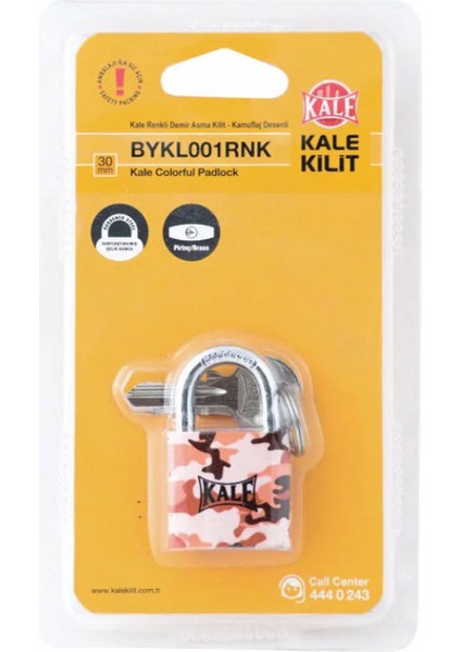 Kilit Kamuflaj Desenli Asma Kilit