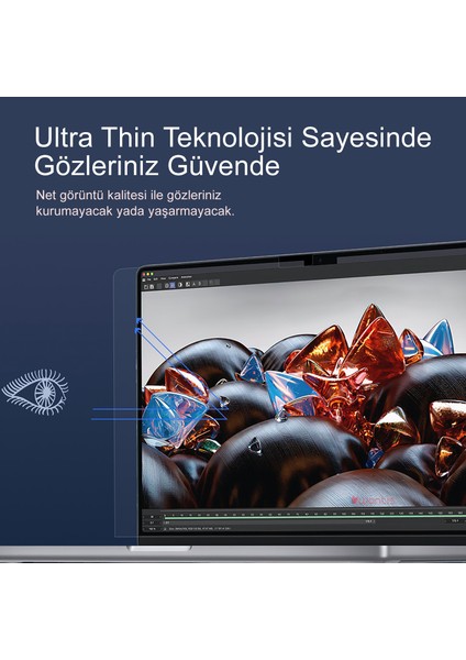 Hp Zbook Firefly 15 G8 (2C9S6EA05) 15.6 Inç Notebook Ekran Koruyucu Nano Film