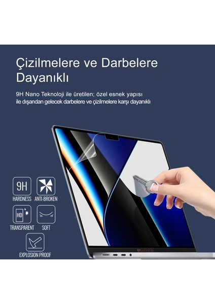 Hp Zbook Firefly 15 G8 (2C9S6EA05) 15.6 Inç Notebook Ekran Koruyucu Nano Film