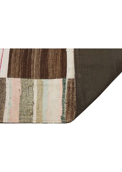 Eşsiz Anadolu Patchwork Eskitme El Dokuma Halı 140 x 203 cm 6108 modelleri