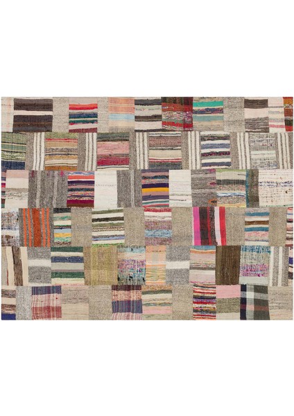 Eşsiz Anadolu Patchwork Eskitme El Dokuma Halı 170 x 222 cm 6122 fiyatları