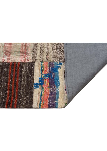 Klasik Modern Patchwork Eskitme El Dokuma Halı 203 x 303 cm 6153 modelleri