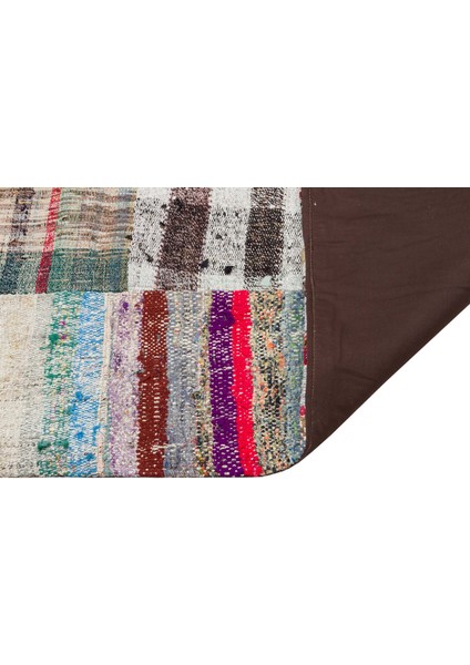 Eskitme El Dokuma Patchwork Halı 139 x 201 cm 6168 modelleri