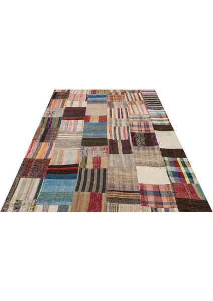 Gerçek El Dokuma Eskitme Halı 170 x 210 cm 6175