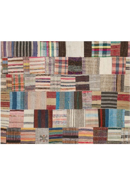 Gerçek El Dokuma Eskitme Halı 170 x 210 cm 6175