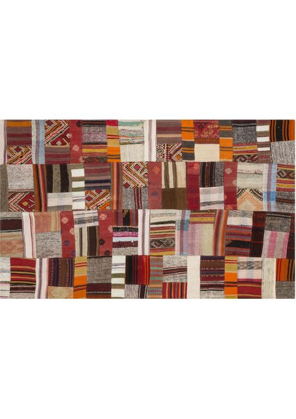 El Dokuma 100%YÜN Patchwork Halı 148 x 242 cm 6180 fiyatları