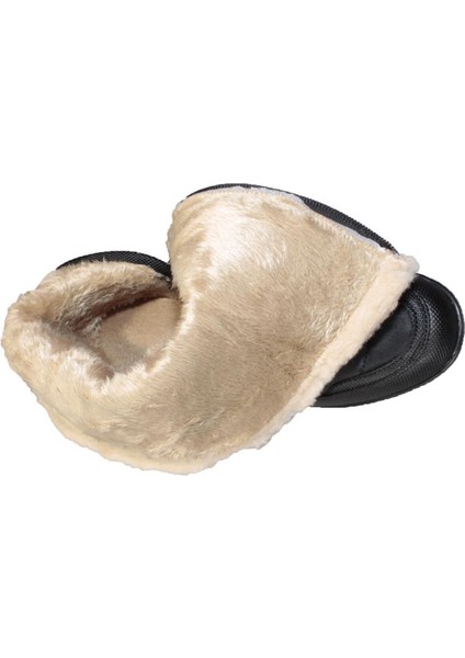 Yazkış Kadın Siyah Içi Polar Termo Kaymaz Taban Yandan Fermuarlı Kar Botu indirimleri