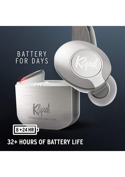T5 Iı True Wireless Kablosuz Kulak Içi Bluetooth Kulaklık Gümüş