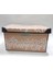 10 Litre Beyaz Çiçek Desen Kapaklı Dekoratif Kutu Plastik Saklama Kabı 35X23 H17CM Hediye Için Süper 3