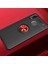 Huawei Y7 Prime 2019 Kılıf Metal Yüzüklü Standlı Yumuşak Ravel Silikon Kapak 1
